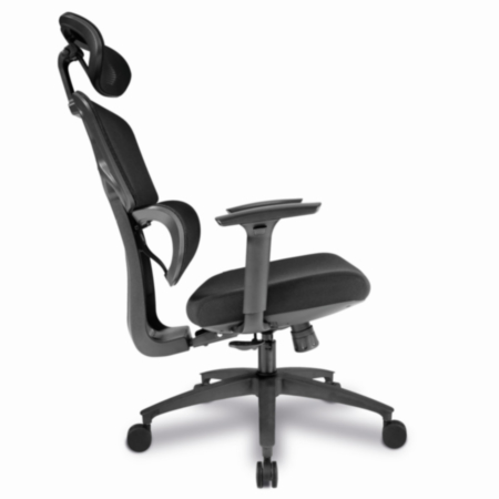 Trinity Mesh High Back Ergonomic Chair with Multi Adjustable Headrest, Lumbar Support and Height Adjustable Arms