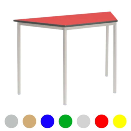 Premium Fully Welded Trapezoidal Classroom Table - Duraform Edge 