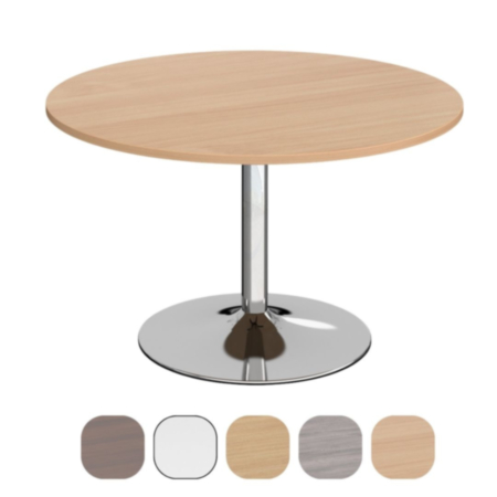 Trumpet Base Circular Office Boardroom Table