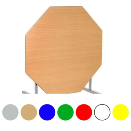 Octagonal Tilt Top Table with MDF edge
