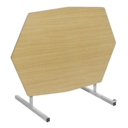 Octagonal Tilt Top Table with MDF edge