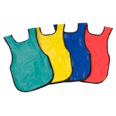 Early Years Plain PVC Coated Cotton Tabard- Pack of 4