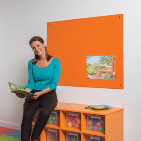 Frameless ColourPlus Felt Noticeboards