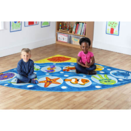 Under the Sea Corner Placement Classroom Carpet