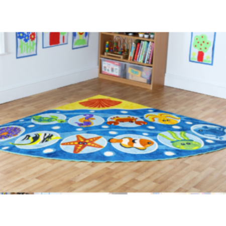 Under the Sea Corner Placement Classroom Carpet