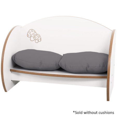 Mini Range Children&#039;s Wooden Reading Bench Seat without Cushions