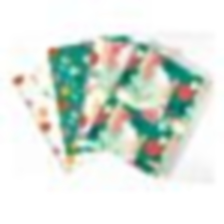 A4 Floral Notebook 160pg Pack 4 Assorted