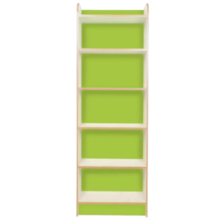 Kubbyclass Polar White 1750mm Slimline Library Bookcase