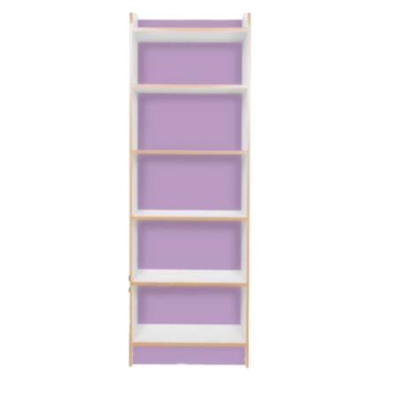 Kubbyclass Polar White 1750mm Slimline Library Bookcase