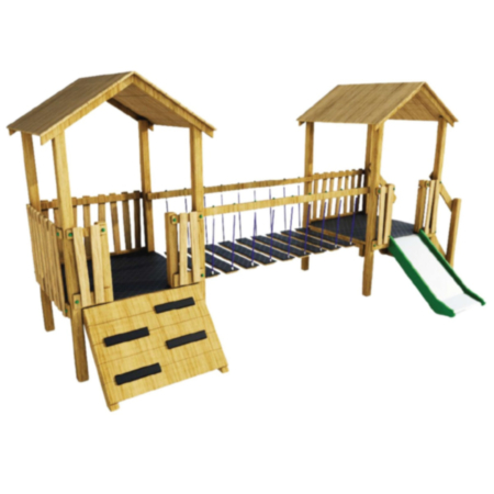 Children&#039;s Outdoor Adventure Commercial Climbing Frame (Ash)