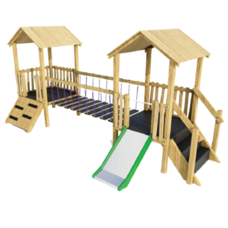 Children&#039;s Outdoor Adventure Commercial Climbing Frame (Ash)