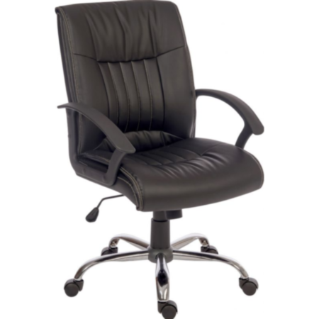 Milan Leather Look Executive Office Armchair  