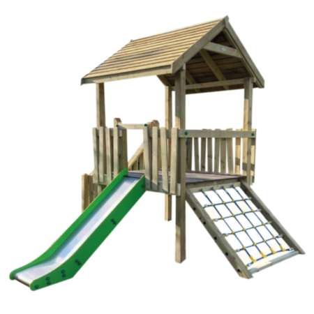 Children&#039;s Outdoor Adventure Playground Climbing Frame (Oak)