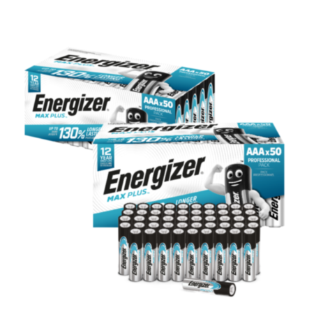 Energizer AAA Max Plus Batteries  Pack 100