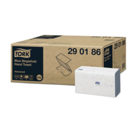 Tork Soft Single Fold Hand Towel Blue