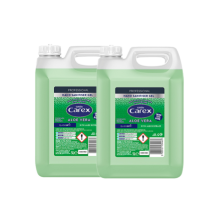 Carex Aloe Hand Gel 2 X 5 Litre