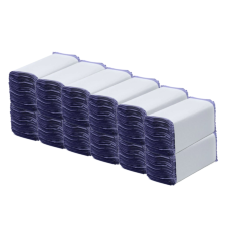 Biht Blue Interfold Hand Towel 1ply