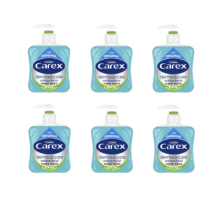 Carex Hand Wash 6 X 250ml