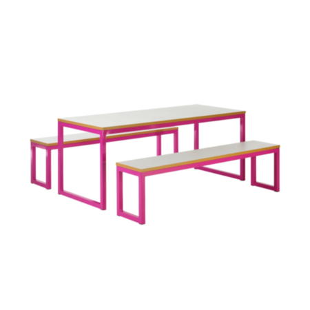 Urban 12 Seater Breakout Dining Table &amp; Bench Set