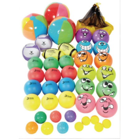 School PE Value Assorted Bag Of Balls- Pack of 42
