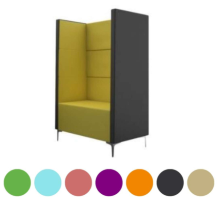 Converse Single Booth Seat with Back and Sides