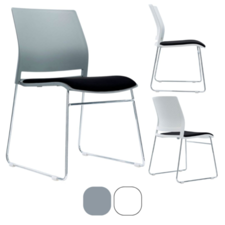 Verse High Density Stacking Chair with Seat Pad