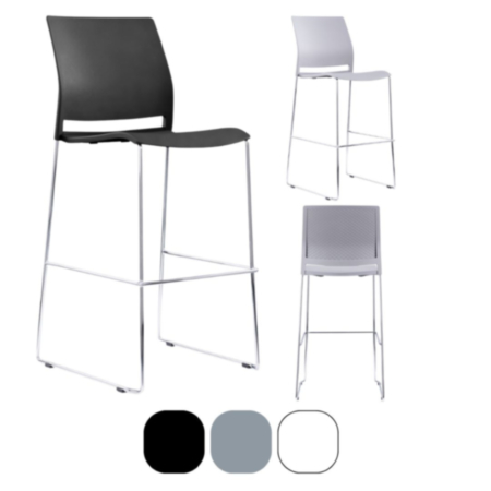Verse High Density Plastic Stacking Stool