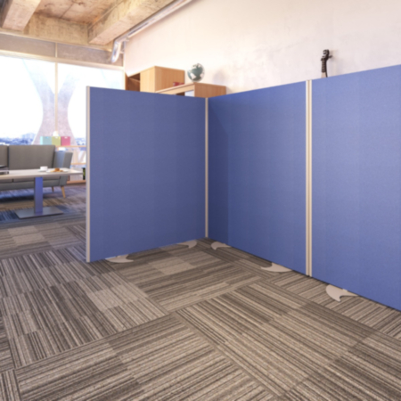 Floor Standing Fabric Screen 2 or 4 Way Panel Linking Strip