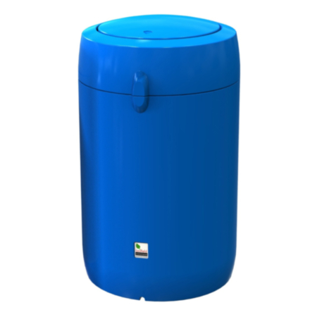 Indoor or Outdoor Viscount Flip-Top Litter Bin for Public Spaces