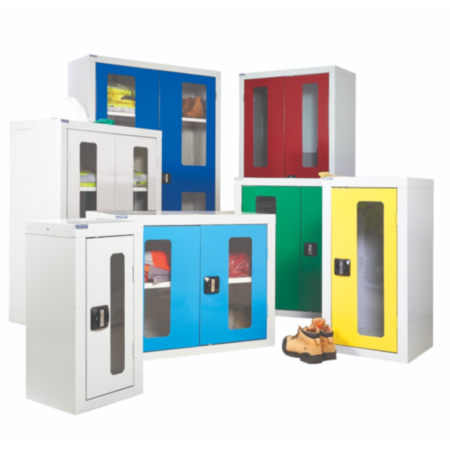 Heavy Duty Storage Cupboard with Perspex Vision Door