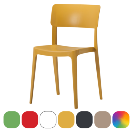Vivo Polypropylene Cafe Bistro Side Chair