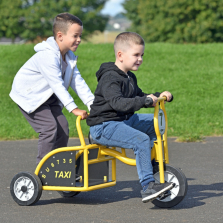 Wisdom Children&#039;s Outdoor Ride On Taxi