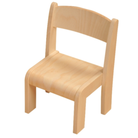Early Years Wooden Classroom Chair without Arms - Pack of 2