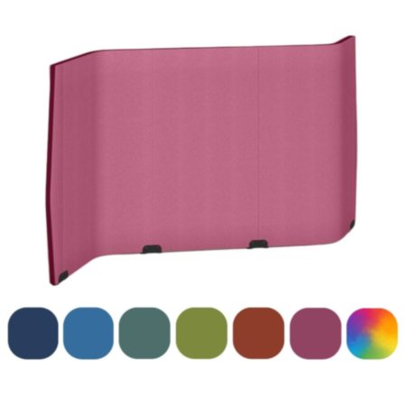 Priva Floor Standing Screen Wave Shape W2430 x H1500 x D1380mm