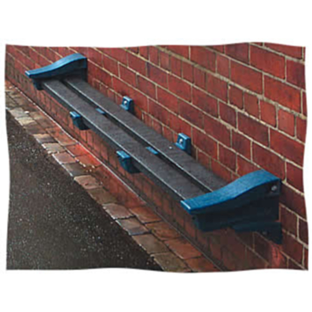 Recycled Plastic Wall Mounted Playground Bench Seat