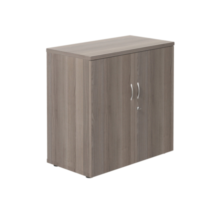 Multi-Purpose Grey Oak Wooden Cupboard with 2 Shelves – 800mm