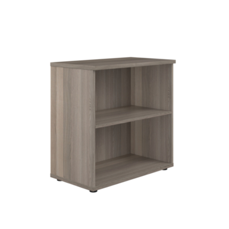 Multi-Purpose Grey Oak Wooden Bookcase with 3 Shelves – 800mm