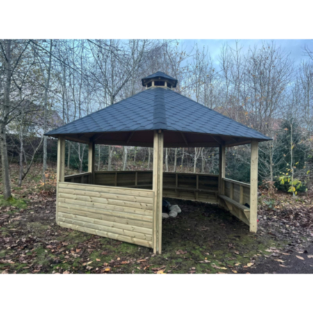 Children&#039;s Outdoor Classroom Commercial Shelter - With Sides