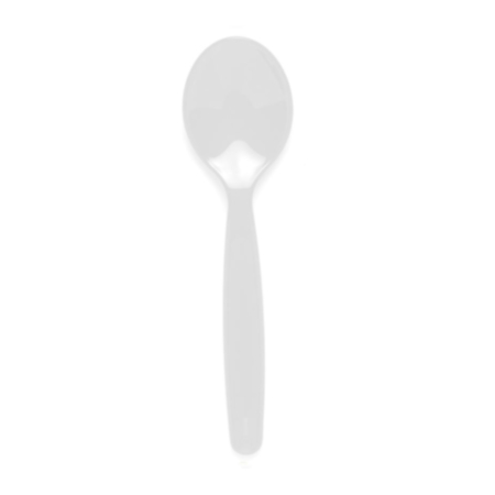 Harfield Polycarb Spoons  Pack 10 White