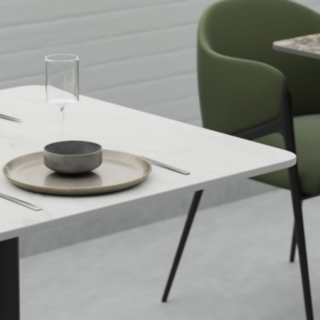 Square Luxury Porcelain Café Bistro Table Top