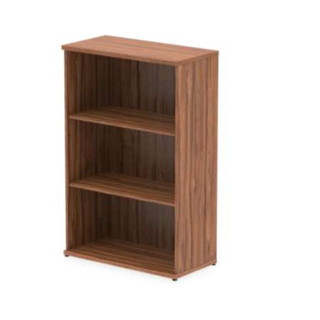 Impulse Contract Office Bookcase 2000mm  Walnut