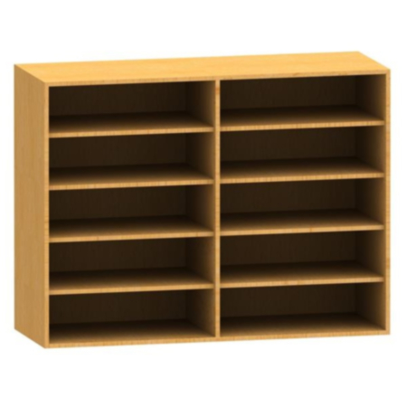 Wall Mounted 10 Pigeon Hole Unit