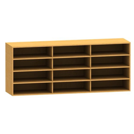Wall Mounted 12 Pigeon Hole Unit