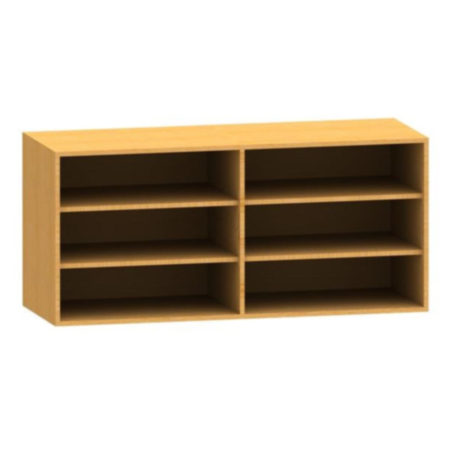 Wall Mounted 6 Pigeon Hole Unit