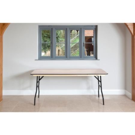 Rectangular Wooden Banqueting Folding Trestle Table