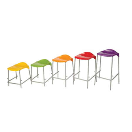 Metalliform WSM Lipped School Lab Stool