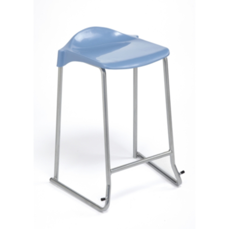 Metalliform WSM Lipped Skid Base School Lab Stool