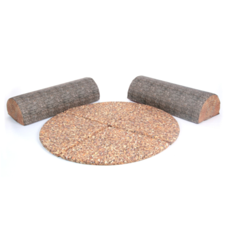 Learn About Nature Multi-Seater Log Bundle with Floor Mat