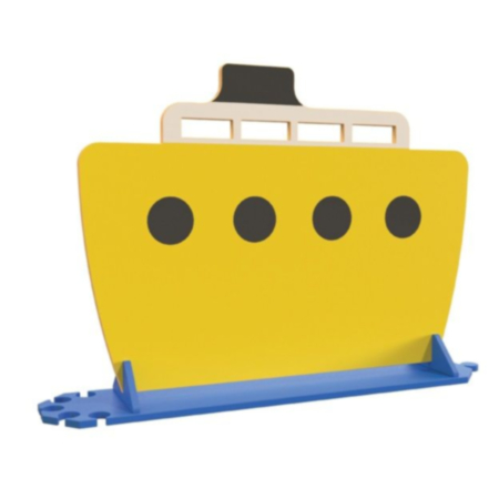 Nursery Room Divider Play Panel - Yellow Boat 