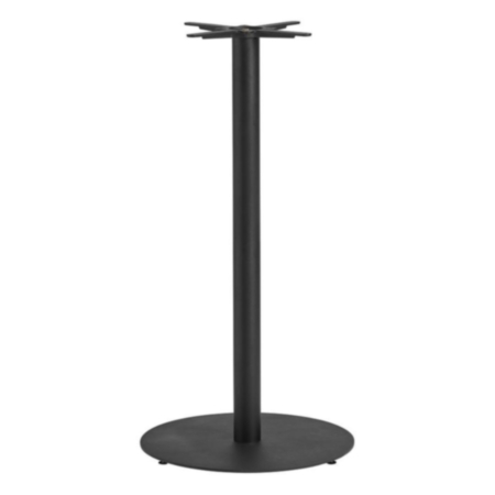 Boston Sleek Black Large Round Café and Bistro Table Base